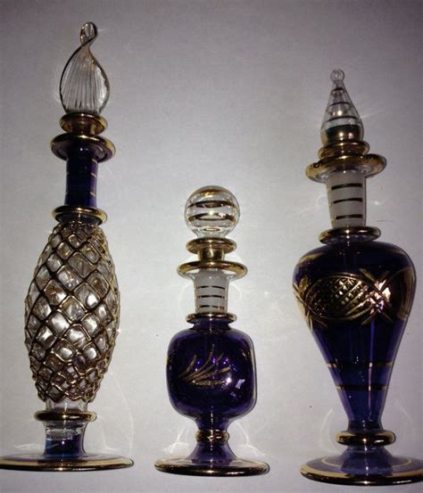 Collectible Perfume Bottles Handmade In India Set Of 3 Etsy