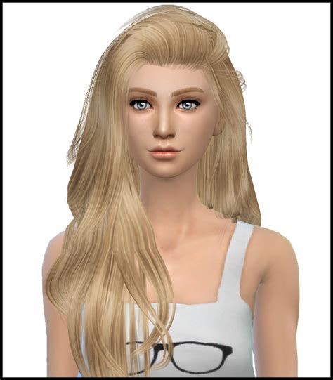 Sims 4 Hairs Simista Raonjena 36 Hairstyle Retextured