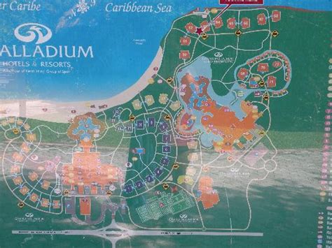 Map Of The Resort Picture Of Grand Palladium White Sand Resort And Spa