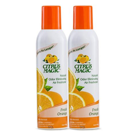 Citrus Magic 6 Oz Fresh Orange Natural Odor Eliminating Air Freshener
