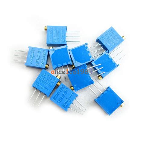 10pcs 3296w 503 3296 W 50k Ohm Trim Pot Trimmer Potentiometer New Ebay