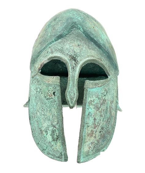 Lot Th Century B C Greek Corinthian Helmet