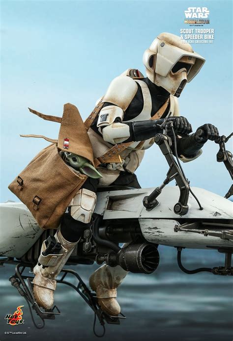Scout Trooper And Speeder Bike 12 Articulated Figure Set At Mighty