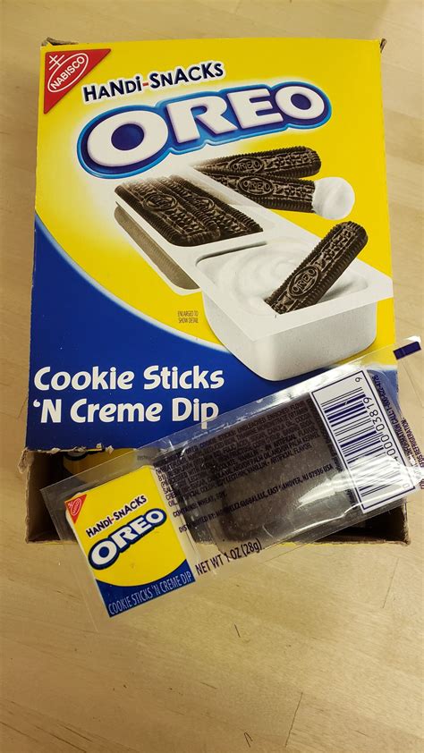 Oreo Cookie Sticks N Creme Handi Snack Crowsnest Candy Company