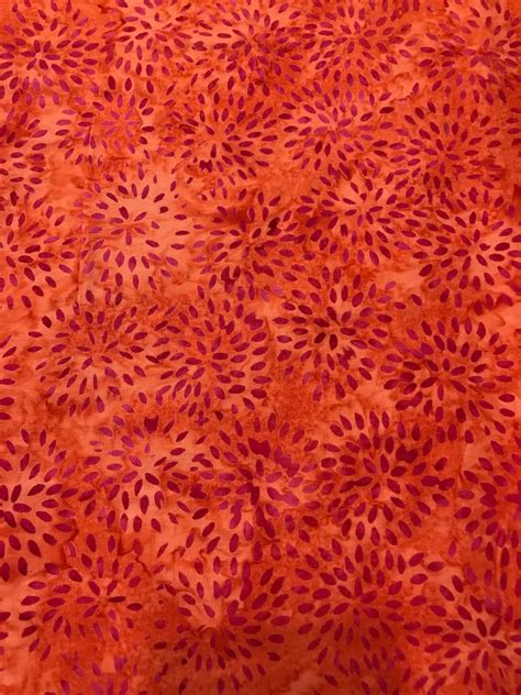Island Batik Florida Oranges Cotton Batik Fabrics Fat Etsy