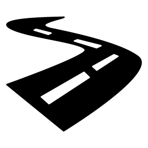 road street curved icon transparent png svg vector file