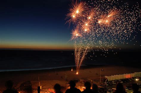 Firework At The Beach Photograph By Photo By Rudi Steenbruggen Fine