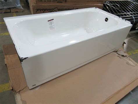 I absolutely love this tub! Briggs Enameled Steel Rectangular Alcove Bathtub with ...
