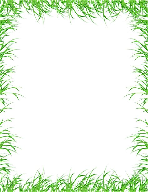 Grass Page Border Grass Frame 11810893 Png