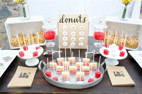 I had the pleasure of photographing this gorgeous engagement party, as well as providing the decorated sugar cookies via my home. Kara's Party Ideas "I Do" BBQ Engagement Party | Kara's Party Ideas