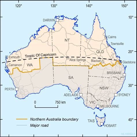 Capricorn australiamap / map of australia tropic o. Blackall-Tambo claims northern Australia status | North ...