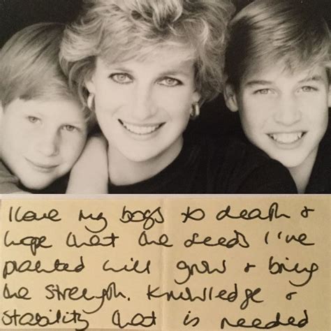 Princess Dianas Poignant Unseen Letter About Prince William And Prince
