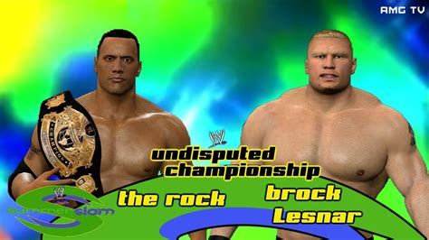 Wwe 2k Classics The Rock Vs Brock Lesnar Summerslam 2002 Promo