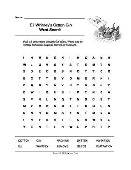 Learn about how to gin cotton with the utah agriculture in the classroom cotton kit. Fresh Eli Whitney Cotton Gin Coloring Pages - Encoloring