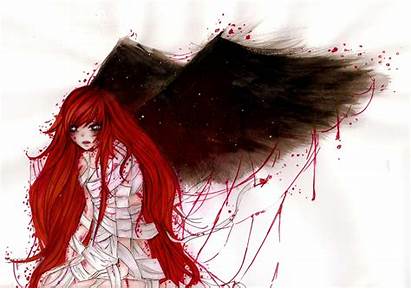 Angel Anime Dark Heart Gothic Bloody Wallpapers