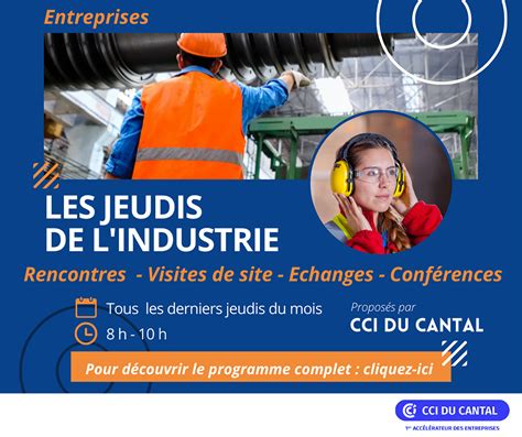 Les Jeudis De L Industrie Cci Cantal