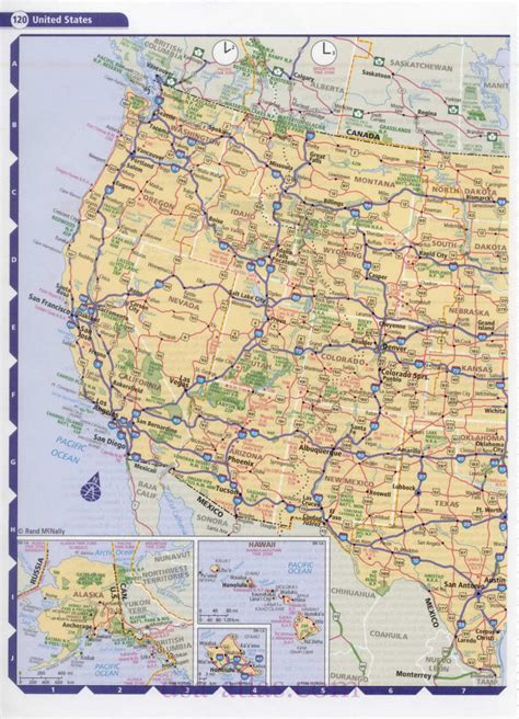 Usa Map Western United States Road Map Printable Printable Us Maps