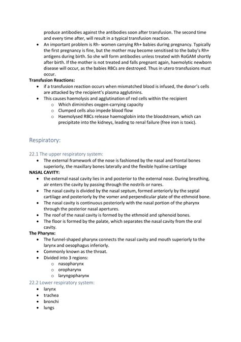 Complete Anatomy And Physiology Study Notes For The Lymphatics System