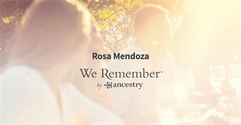 Rosa Mendoza 2022 Obituary
