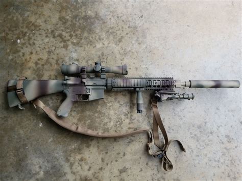Mk12 Spr Special Purpose Rifle With Navy Seal Monty Leclair Ar