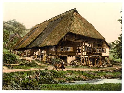 A Peasants House Black Forest Baden Germany Painting By Timeless Images