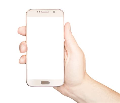 Картинка рука с телефоном на прозрачном фоне