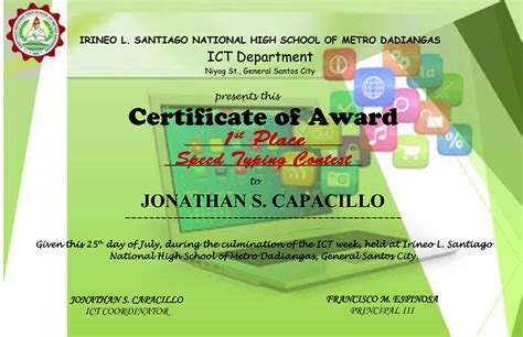 Deped Cert Of Recognition Template Deped Warns Against Posting Of