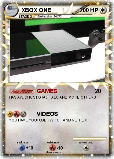 Pokémon Xbox One 58 58 Games My Pokemon Card