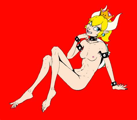 Rule 34 Blonde Hair Bowsette Bracelet Breasts Cock Atrice Collar Feet