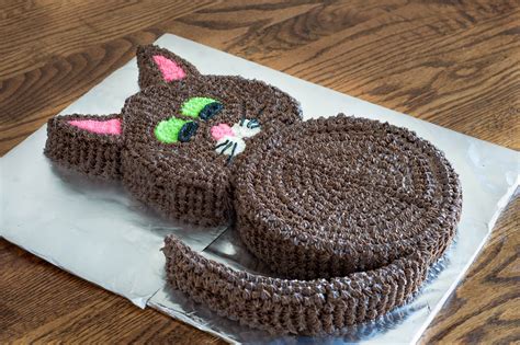 Cat Shaped Birthday Cake Recipe New Recipes