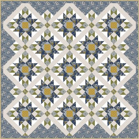 Provence Pdf Quilt Pattern Etsy