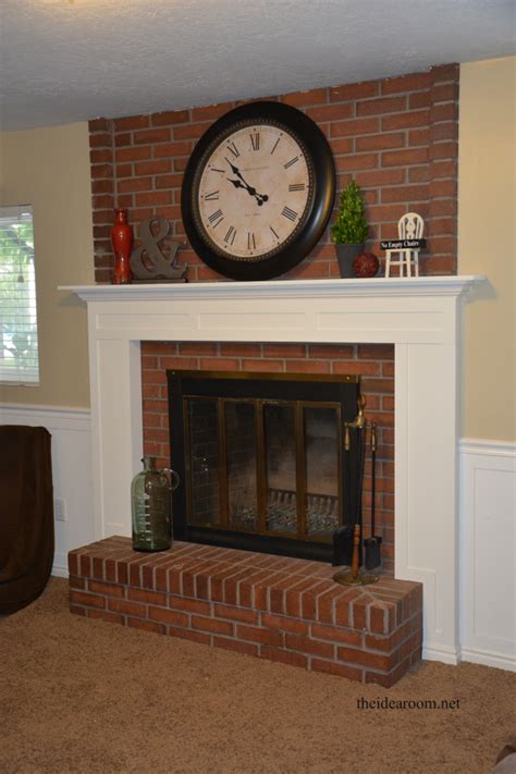 Place the mantel over the cleat and secure the mantel to the cleat using wood screws. 14 DIY Fireplace Mantels