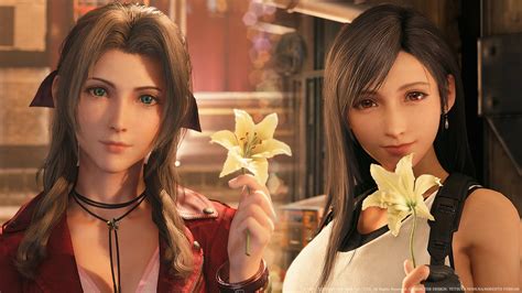 An image from the official Japanese FFVIIR Twitter page celebrating Flower Day 花の日 r