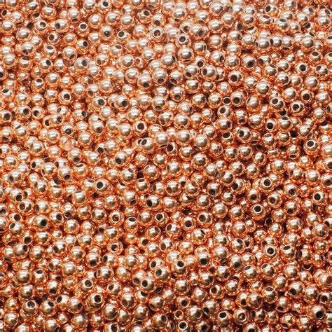 Acrylic Copper Round Beads 4mm 1200pcs