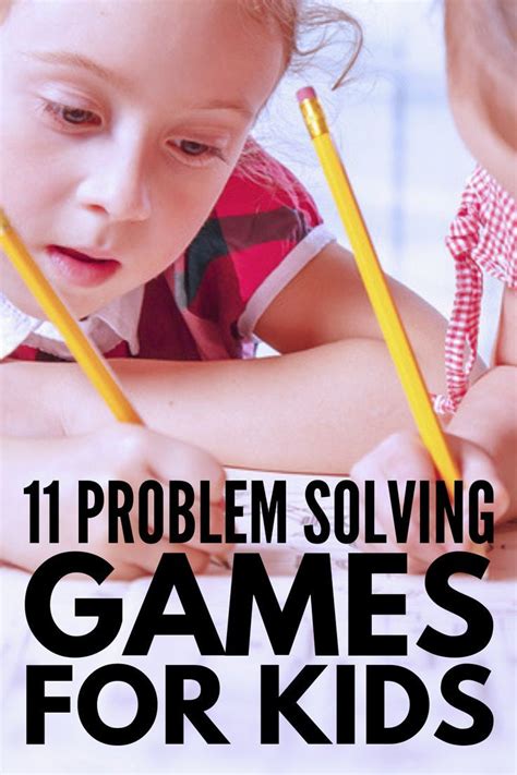 critical thinking  problem solving activities  kids problem