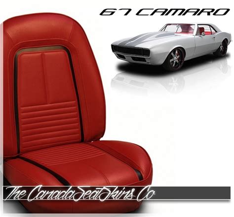 1967 Chevrolet Camaro Deluxe Upholstery Sport Bolstered