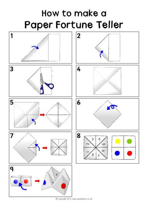 How To Make Fortune Tellers Origami