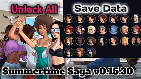 Hot Summertime Saga Unlock All Girls V01530 Save Data All Scene