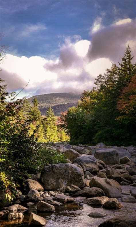 White Mountains In New Hampshire Stock Photo Image Of Beauty Evening