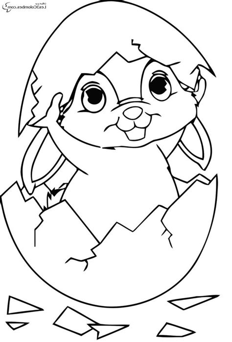 Une mise en application facile pour réaliser un lapin réaliste en quelques minutes. Dessin Lapin Simple - GreatestColoringBook.com