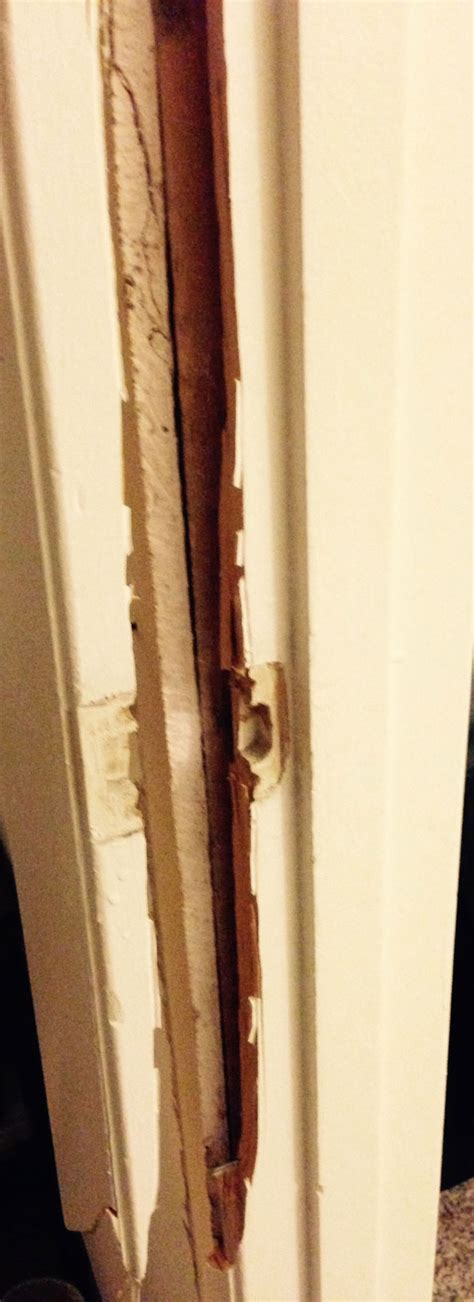 jamb   How to fix a damaged door frame?   Home Improvement  