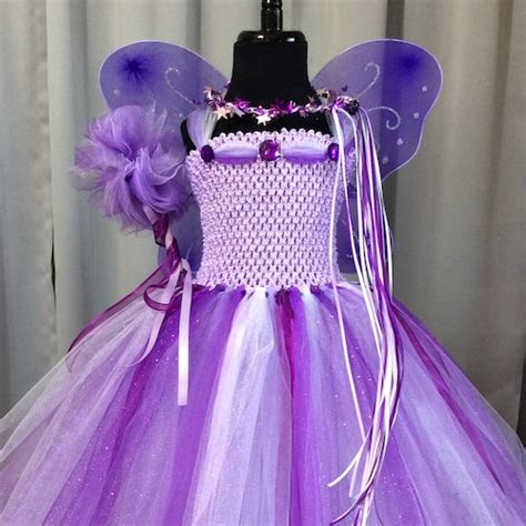 Pastel Rainbow Fairy Princess Costume Tutu Dress Up Set Etsy