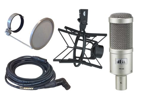 Heil Pr 40 Dynamic Element Microphone For Brodcast And Studio Applications