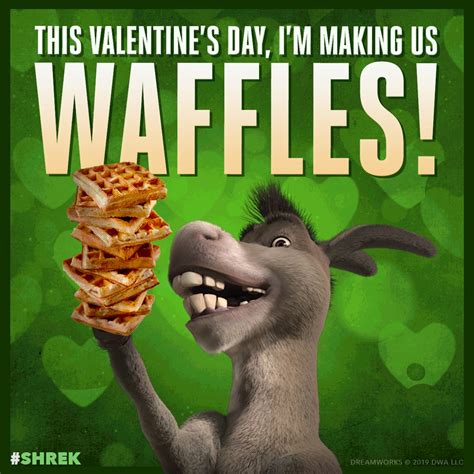 Donkey Shrek Waffles