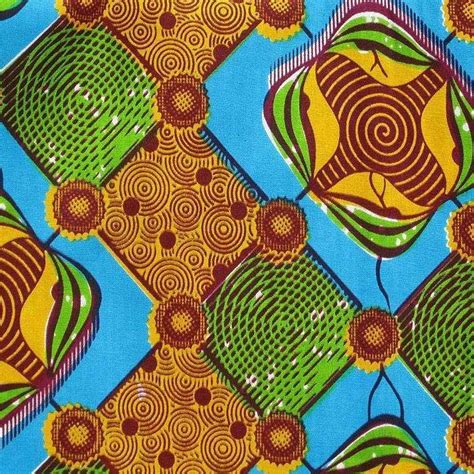African Wax Prints Are Known For Their Vibrant Colors And Bold Designs