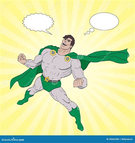 Superhero Laughing Stock Vector Illustration Of Cape 29065388