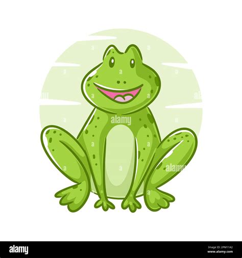 Cute Baby Frog Outline Drawing Stock Vector Image And Art Alamy