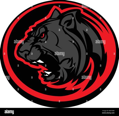 Panther Mascot Head Vector Graphic Stock Vector Image And Art Alamy