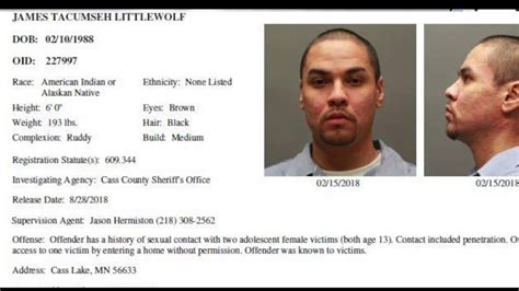 High Risk Sex Offender Being Released By Cass Lake Youtube