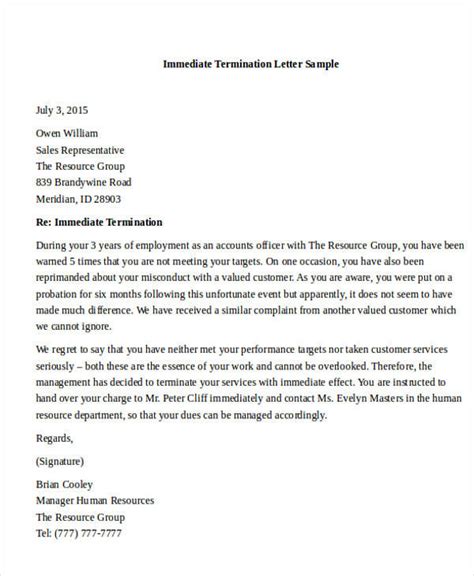 Sample termination of contract with supplier. FREE 29+ Termination Letter Templates in PDF | MS Word